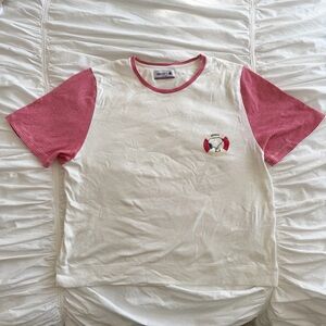 Petit Bateau X Snoopy cotton tee size L
